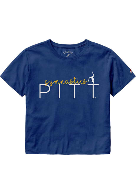 Pitt Panthers Team Design Short Sleeve T-Shirt - Blue