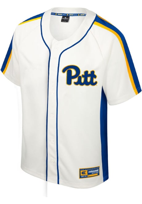 Youth Pitt Panthers White Colosseum Team Baseball Jersey Jersey