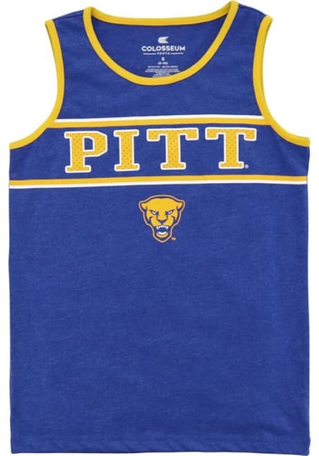 Youth Blue Pitt Panthers Team Short Sleeve Tank Top