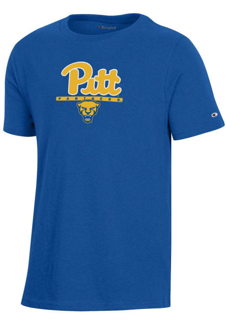 Youth Pitt Panthers Blue Champion Team Style Short Sleeve T-Shirt