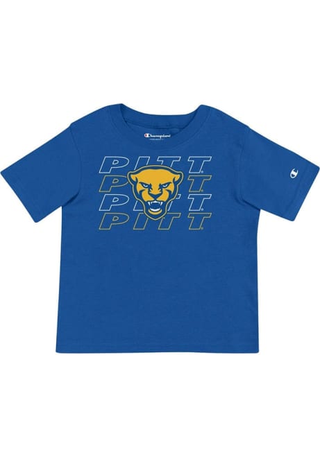 Toddler Pitt Panthers Blue Champion Team Short Sleeve T-Shirt