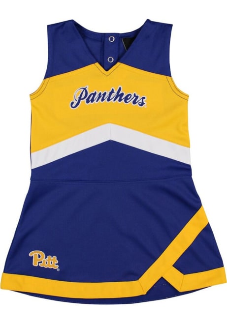 Girls Blue Pitt Panthers Team Cheer Dress Set