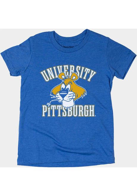 Youth Pitt Panthers Blue Homefield Team Short Sleeve T-Shirt