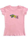 Main image for Girls Pink Drexel Dragons Lettuce Edge Short Sleeve Fashion T-Shirt