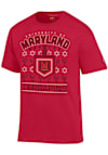 Main image for Maryland Terrapins Red Champion Hannukkah Short Sleeve T Shirt