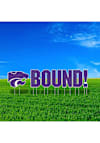 Main image for Purple K-State Wildcats Large Bound Yard Sign