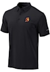 Main image for Mens USC Trojans Black Columbia Heat Seal Omni Wick Drive Short Sleeve Polo Shirt