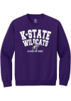 Main image for Mens K-State Wildcats Purple Summit Sportswear Class of 2029 Crew Sweatshirt