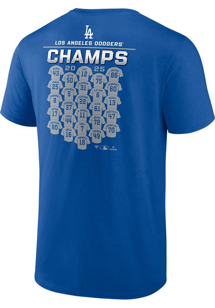 Los Angeles Dodgers ROYAL 2025 World Series Champions Jersey