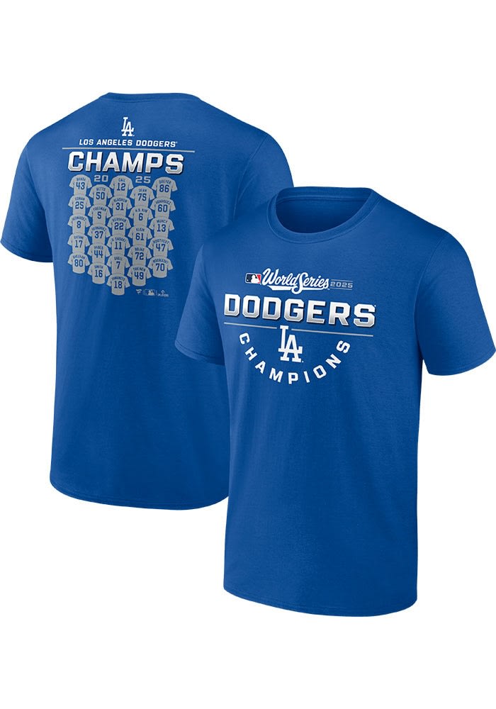 Los Angeles Dodgers ROYAL 2025 World Series Champions Jersey