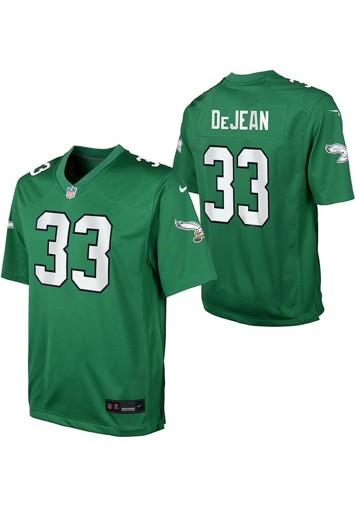 Philadelphia Eagles Cooper DeJean Youth Color Rush KELLY Nike