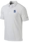 Main image for Mens Penn State Nittany Lions White Columbia Vault Heat Seal Omni Wick Drive Short Sleeve Polo Shi..