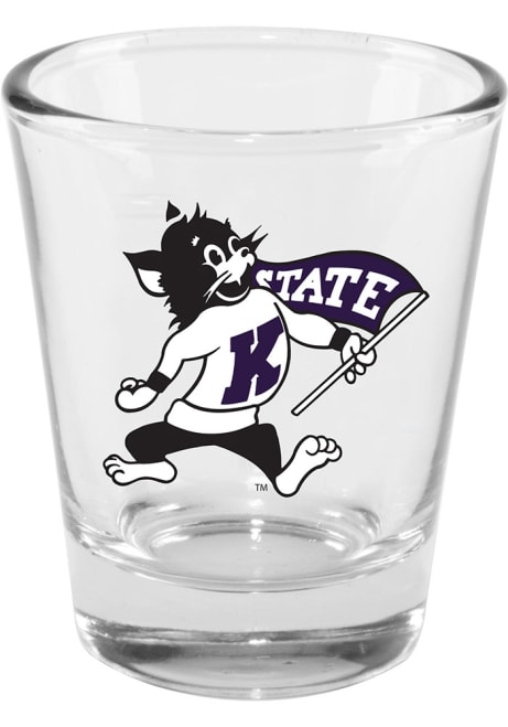Purple K-State Wildcats 2oz Collector Willie Shot Glass