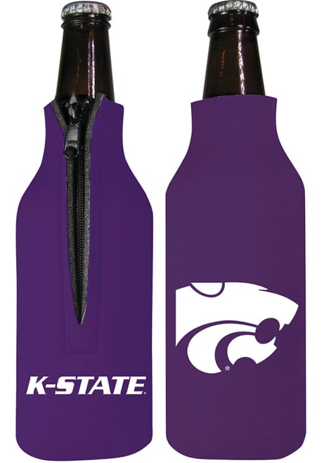 Purple K-State Wildcats Bottle Insulator Coolie