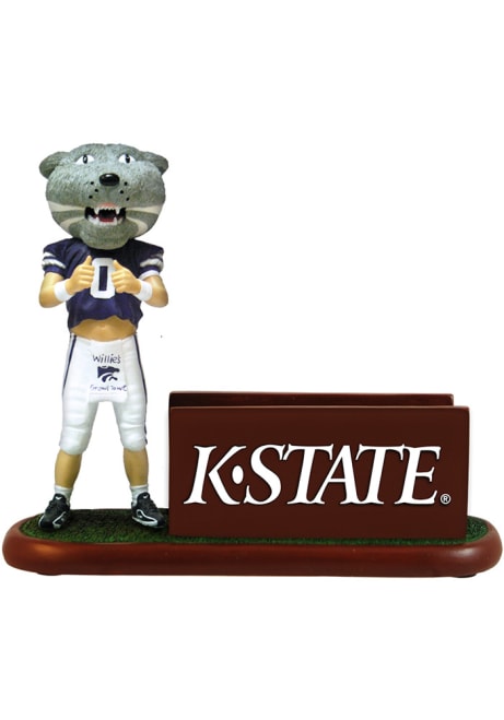 Brown K-State Wildcats Team Mascot Business Card Holder