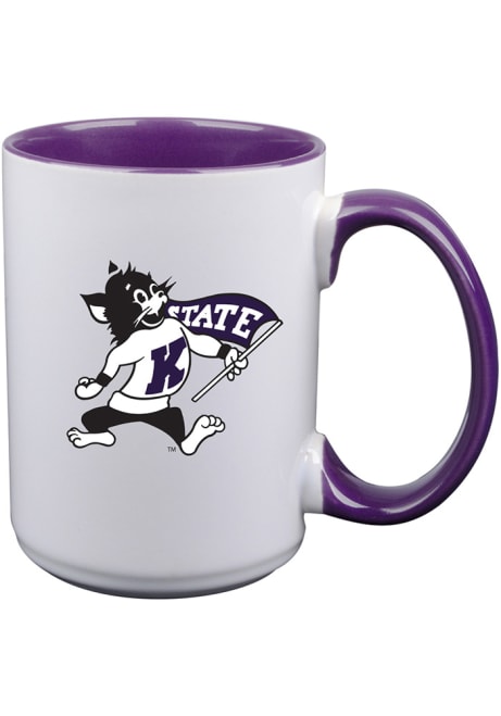 Purple K-State Wildcats Inner Color Mug