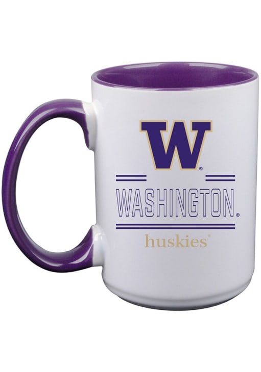 Washington Huskies Classic Crew Ceramic Mug - Purple