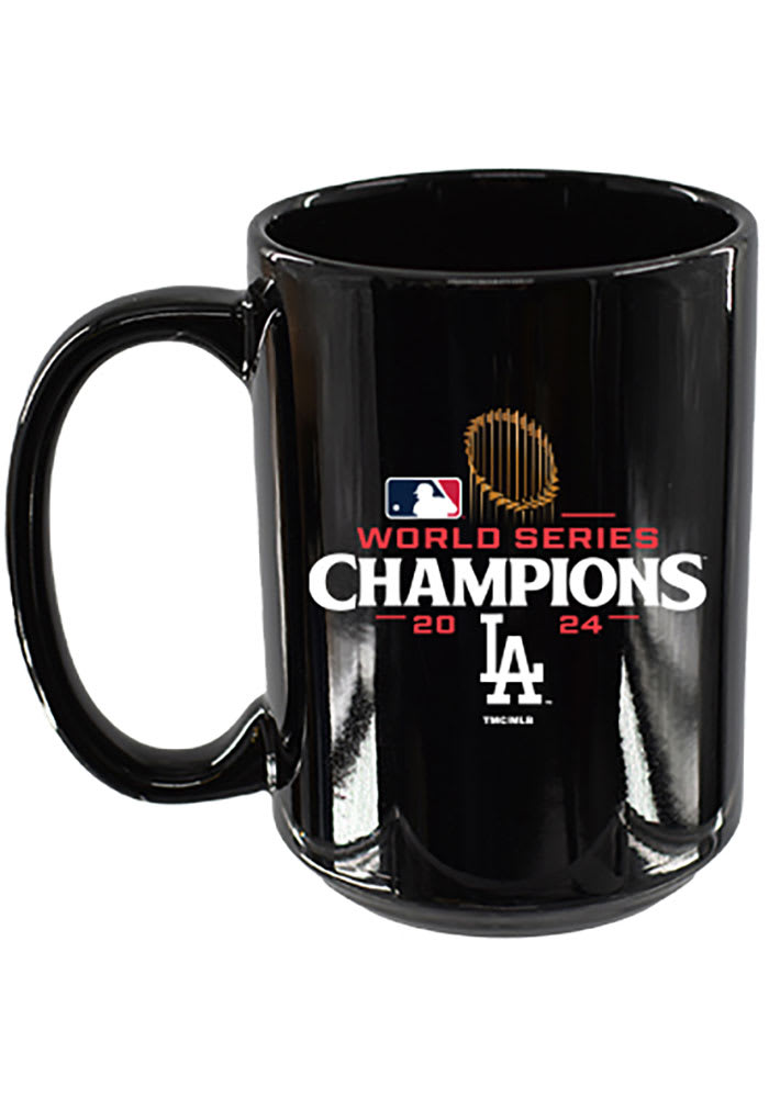 LA Dodgers 2024 WORLD Champions カップ Los Angeles Dodgers BLACK 2024 World Series Champions 15oz Ceramic