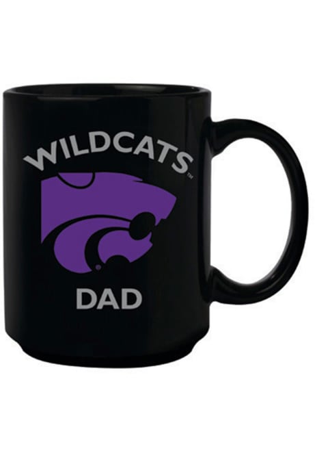 Black K-State Wildcats 15 oz. Mug
