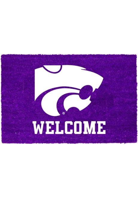 Purple K-State Wildcats Outdoor Welcome Mat Door Mat