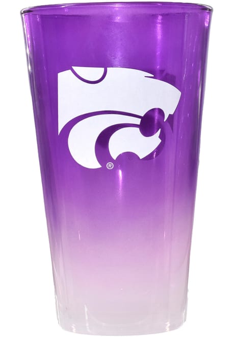 Purple K-State Wildcats Ombre Pint Glass