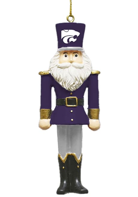 Purple K-State Wildcats Nutcracker Ornament