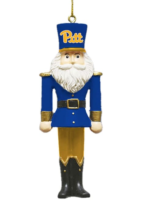 Gold Pitt Panthers Nutcracker Ornament