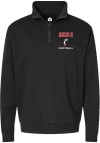 Main image for Josh Minkins Jr Mens Rally Black Cincinnati Bearcats NIL Embroidered Qtr Zip Pullover