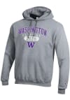 Main image for Mens Washington Huskies Grey Champion Class of 2025 Powerblend Hooded Sweatshirt