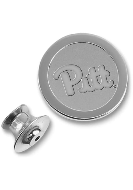 Silver Lapel Pitt Panthers Mens Tie Tack - Silver