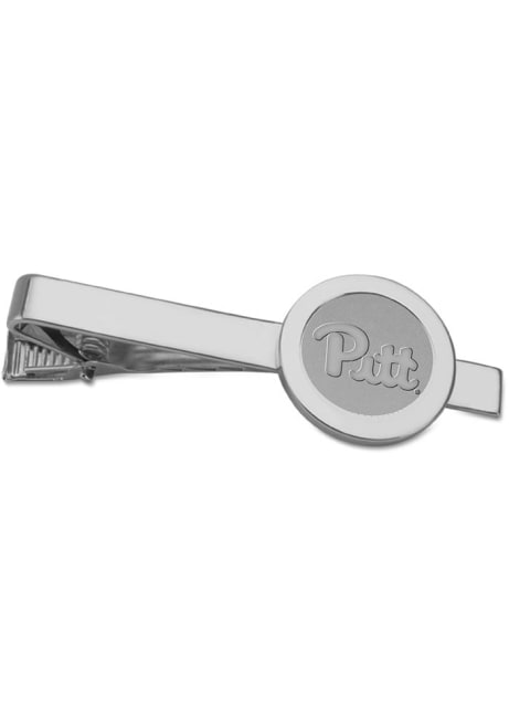 Silver Bar Pitt Panthers Mens Tie Tack - Silver