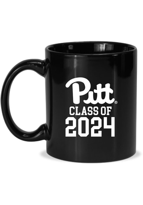 Black Pitt Panthers Class of 2024 Hand Etched Mug