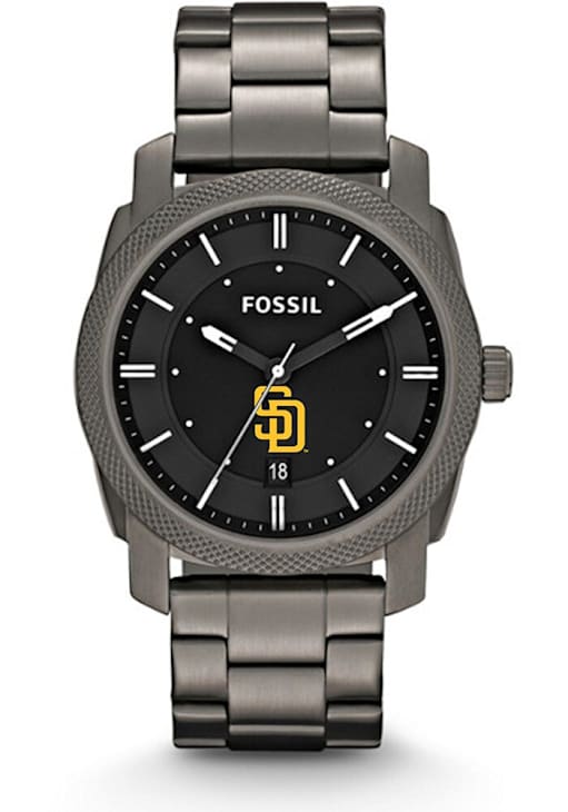 San Diego Padres SMOKE Machine Smoke Stainless Steel Watch 52735334