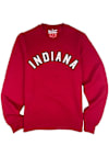 Main image for Mens Red Indiana Hoosiers Arch Name Crew Sweatshirt