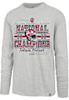 Main image for Mens Indiana Hoosiers Grey 47 2026 CFP National Champions Helmet Long Sleeve Fashion T Shirt