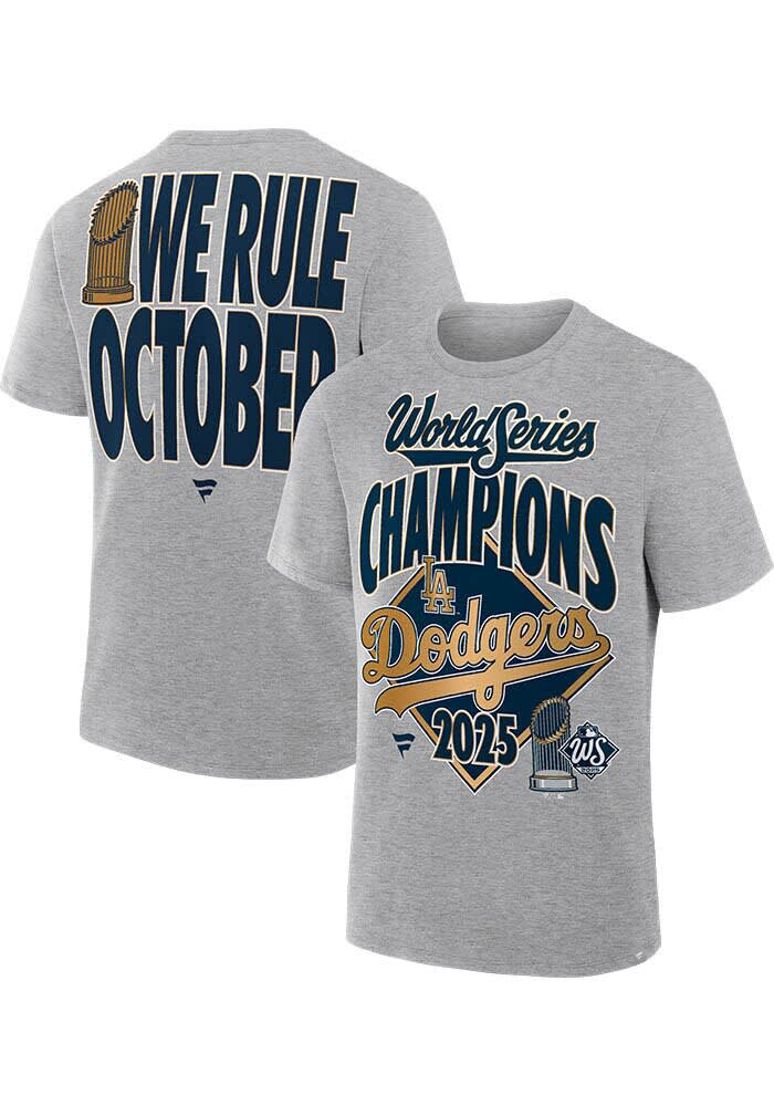 Los Angeles Dodgers ATHLETICGREY 2025 World Series Champions