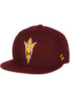 Main image for Arizona State Sun Devils Mens Maroon M15 Flat Bill Fitted Hat