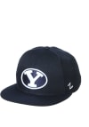 Main image for BYU Cougars Mens Navy Blue M15 Flat Bill Fitted Hat