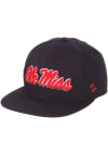 Main image for Ole Miss Rebels Mens Navy Blue M15 Flat Bill Fitted Hat