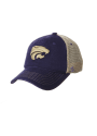 K-State Wildcats Columbus Meshback Adjustable Hat - Purple