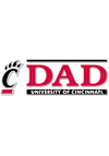 Main image for Red Cincinnati Bearcats 6x2 Dad Decal