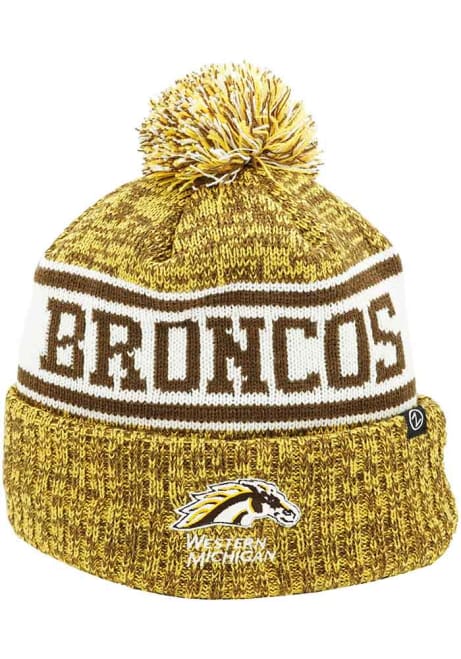 Kiona Western Michigan Broncos Mens Knit Hat - Brown