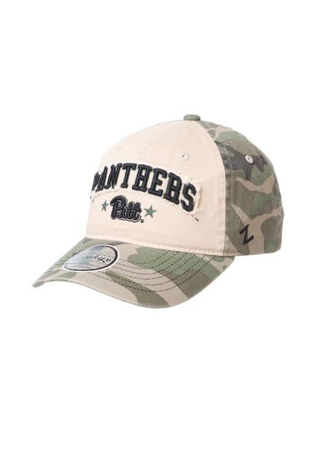 Pitt Panthers Green Camo Scholarship Adjustable Hat