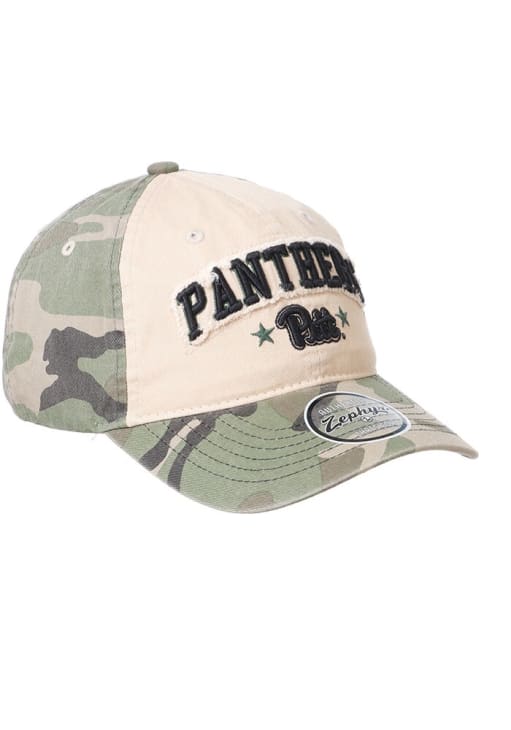 Pitt Panthers Camo Scholarship Adjustable Hat - Green