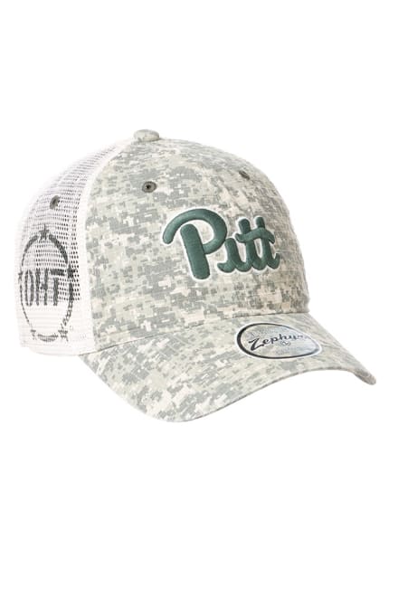 Pitt Panthers Green Trucker Adjustable Hat