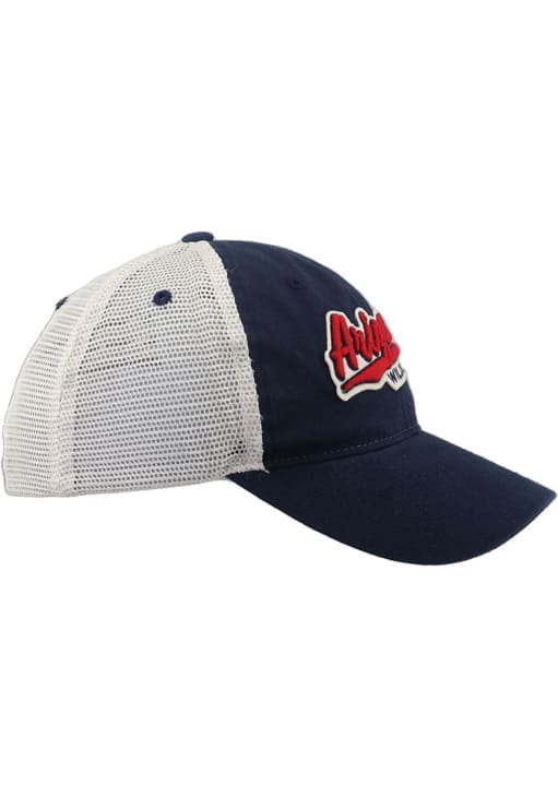 Arizona Wildcats Cursive Trucker Meshback Adj Adjustable Hat - Blue
