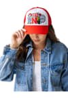Main image for Nebraska Cornhuskers Gameday Social Layered Patch Trucker Womens Adjustable Hat - White