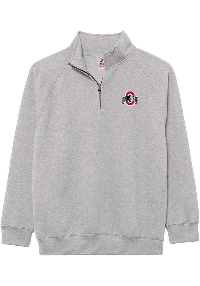 Ohio State Buckeyes Mens GREY HEATHER Essentials Embroidery