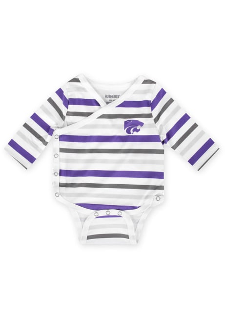 Baby Purple K-State Wildcats Jupiter Long Sleeve One Piece