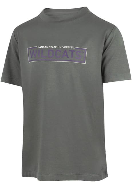 Youth Grey K-State Wildcats Cooper Short Sleeve T-Shirt